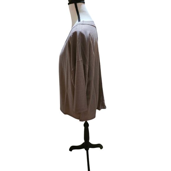 Andree by Unit Soft Gray Knit Top – 3/4 Sleeve – S - Picture 3 of 5